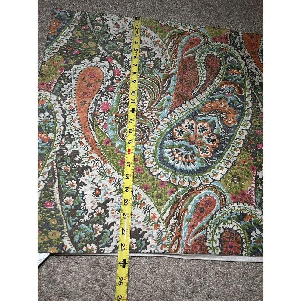 1 Pottery Barn Zia Paisley Ikat Print 24
